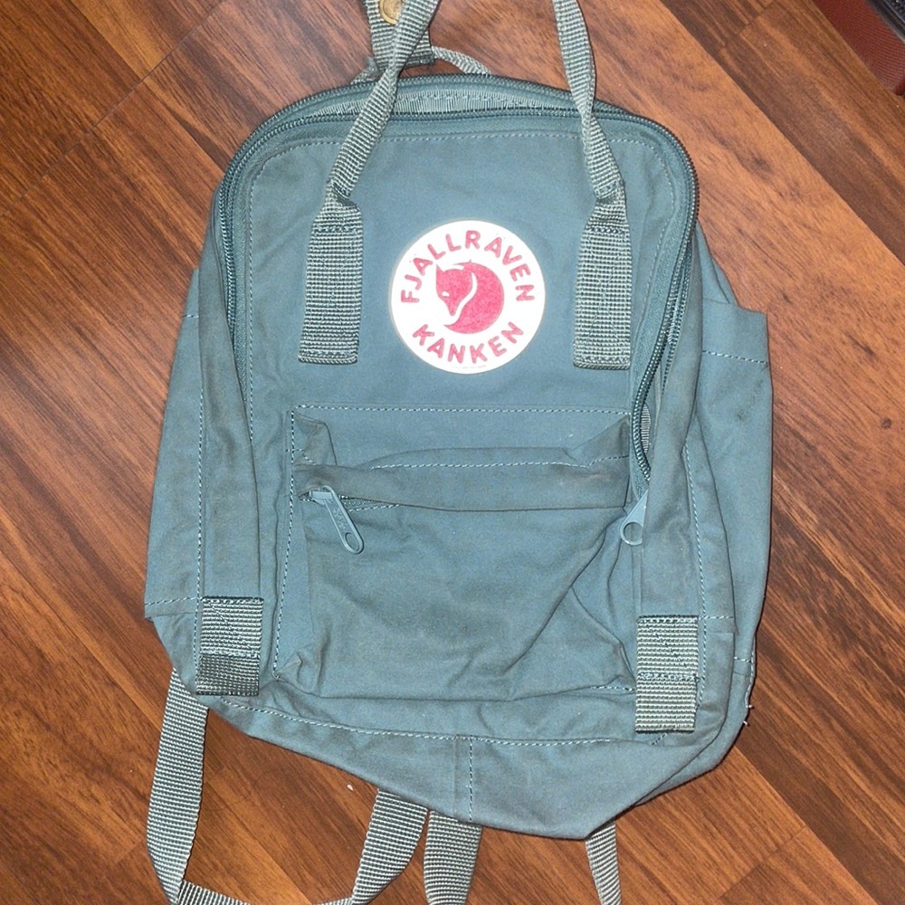 fjallraven kanken mini blue backpack